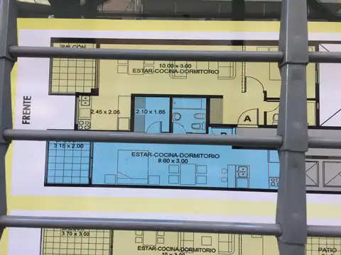 Gran Ambiente divisible con 2 ventanas al frente con balcon aterrazado y excelentes terminaciones APTO PROF