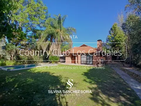 VENTA CASA 3 AMBIENTES EN LOS CARDALES COUNTRY CLUB