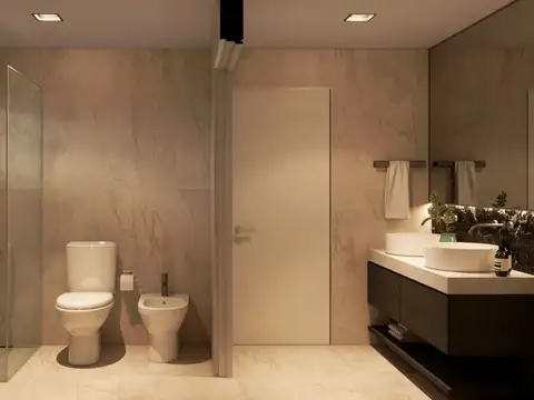 Departamento Monoambiente con 1 baño