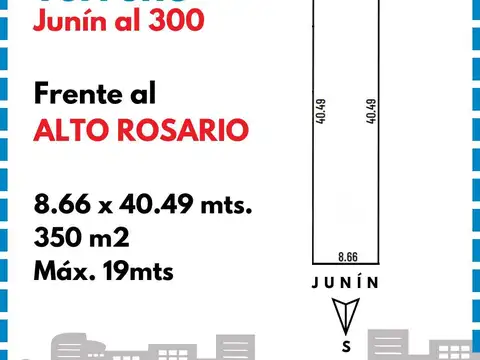 Venta Terreno Constructoras - Frente al Shopping Alto Rosario