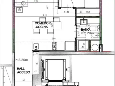 Departamento en Alquiler Apto profesional