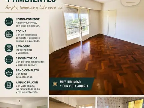 Departamento 4 ambientes Villa Celina