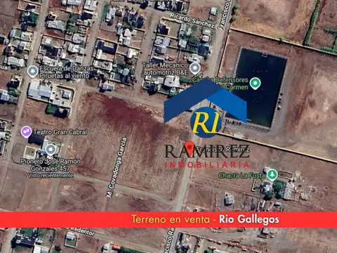 TERRENOS EN VENTA - SANTA CRUZ - RIO GALLEGOS - FRÁNCISCO RAMIREZ LOTE N°8 / 9