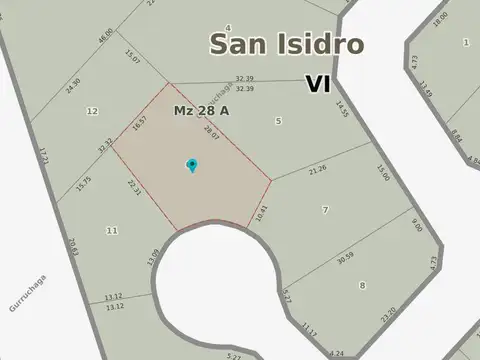 Terreno en Venta de 505,0 m2