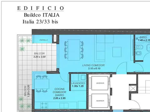 Departamento en Venta al Oeste