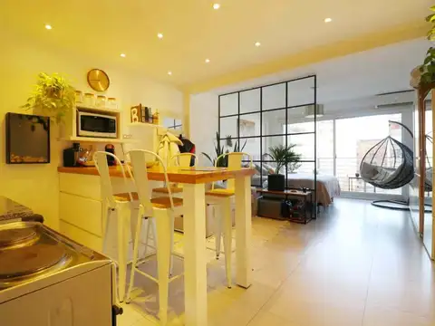 Alquiler monoambiente amoblado Nuñez COCHERA PILET