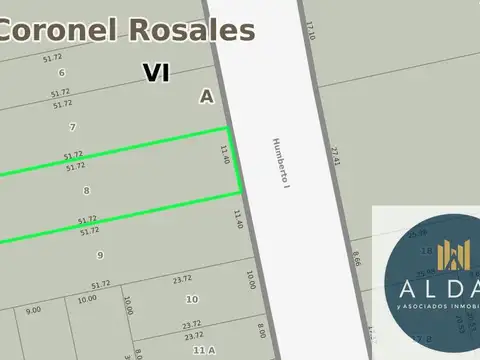 EN VENTA/ Lote Céntrico apto  crédito 100