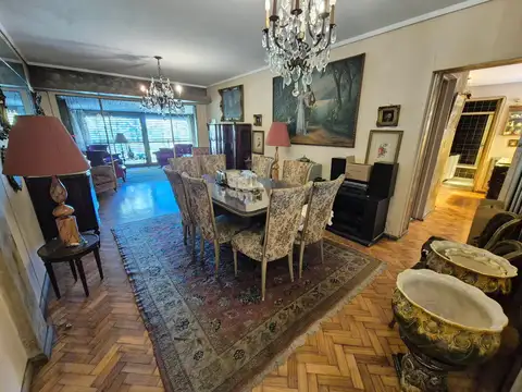 Departamento 4 amb c/dep, balcón aterrazado. 147m²