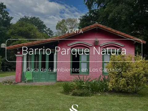 HERMSOSA CASA DE CAMPO EN VENTA 4 AMBIENTES EN LOS CARDALES