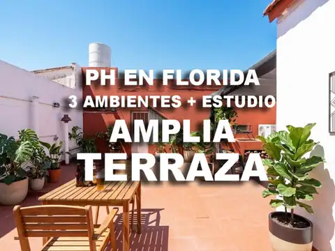 PH 3 Ambientes con Terraza y Estudio en Venta en Florida, Vicente López