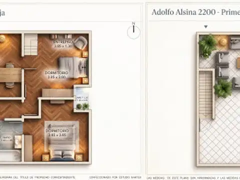 Depto Tipo Casa en Venta de 3 ambientes