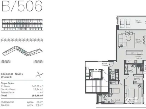 Departamento en Venta de 4 ambientes