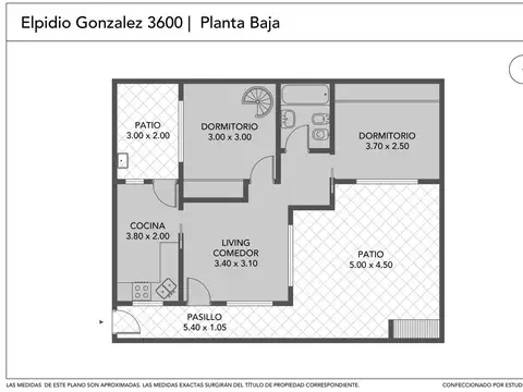 Depto Tipo Casa en Venta 40 años