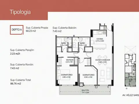 VENTA DEPARTAMENTO NUEVA CÓRDOBA 2 DORM MÁS URBANO