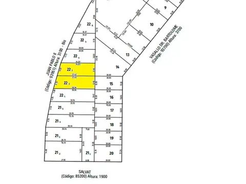 Terreno en Venta de 516,0 m2