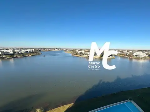 Departamento con espectacular vista al lago central 2 amb con cochera, Acqua Golf Nordelta