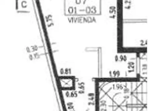 Venta Departamento monoambiente. Barrio Lourdes. Rosario