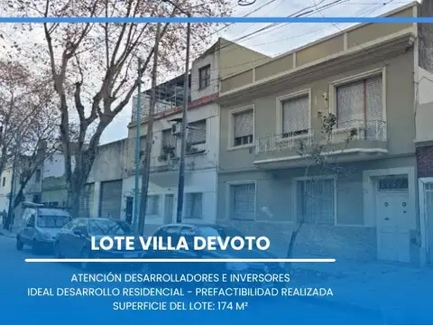 Terreno en Venta en Villa Devoto, Capital Federal
