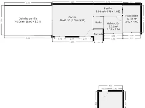 Venta Casa de 3 ambientes con quincho, jardin y pileta