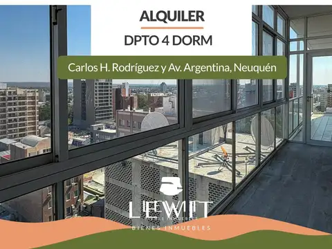 Alquiler Departamento 4 Dormitorios con cochera | Zona Centro Neuquén | 178 m² cubiertos