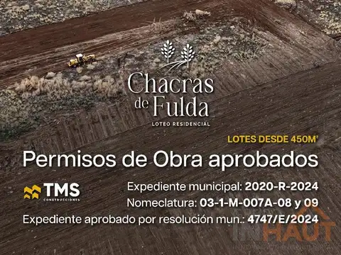 Terreno en Venta 30  mts Fondo