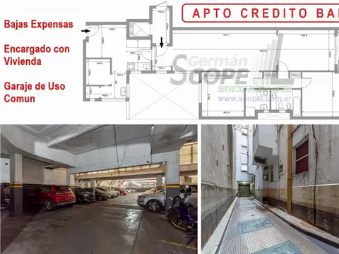 Departamento en Venta en Balvanera, USD 119.000