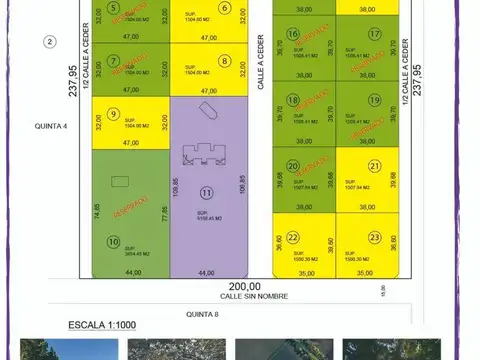 Terreno en Venta 32  mts Frente