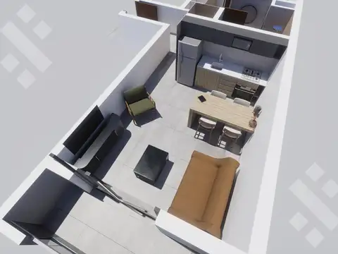 Departamento en Venta de 1 dormitorio