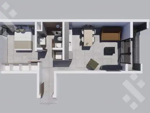 Departamento en Venta de 2 ambientes