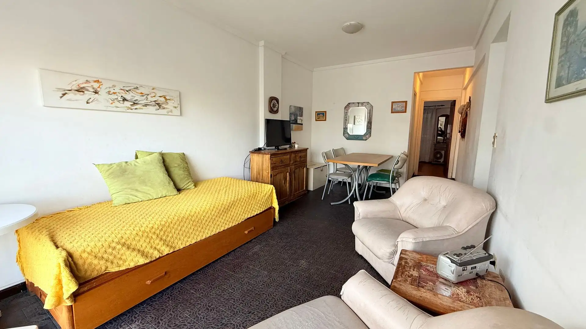Alquiler depto 2 ambientes amoblado 47m² — La Perla