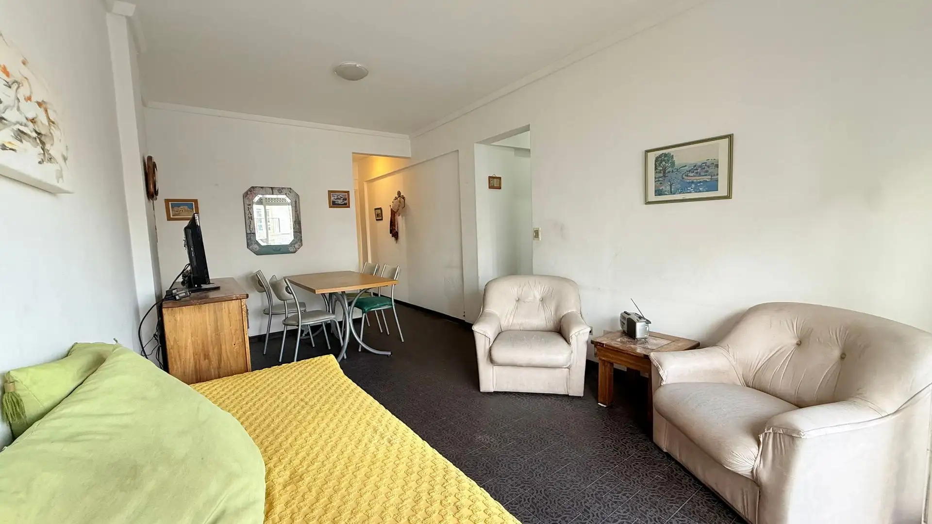 Alquiler depto 2 ambientes amoblado 47m² — La Perla