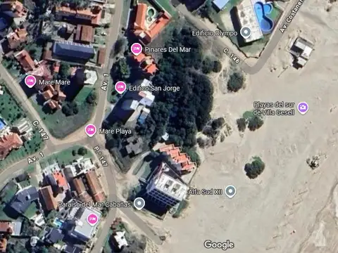 Villa Gesell: VENTA o CANJE POR M2 - Terreno para desarrollo multifamiliar frente al mar