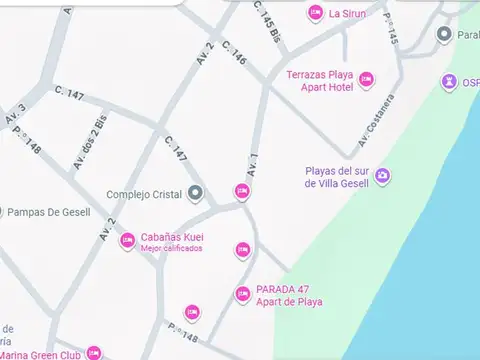 Paseo 146 y playa