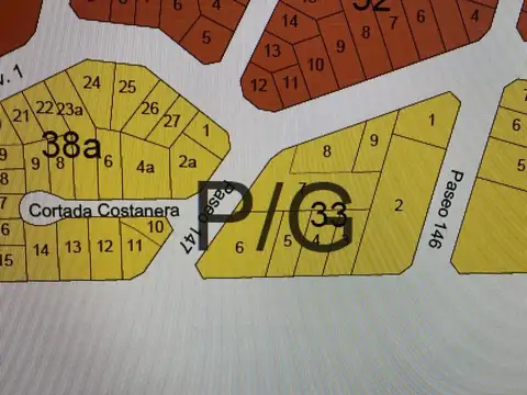 Terreno en Venta 70  mts Fondo