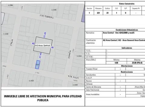 9 de Julio 1700