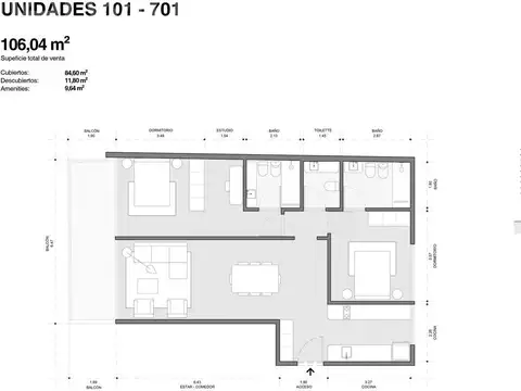 Departamento en Venta en Palermo Hollywood, Palermo