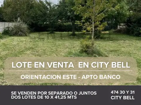 Terreno en Venta en City Bell, Partido de La Plata