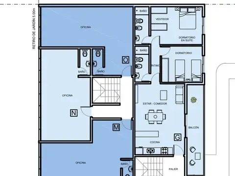 Oficina en Venta con 1 cochera