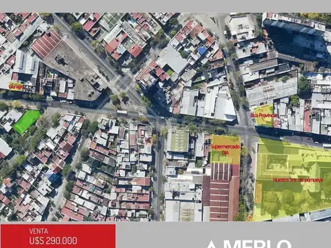 Terreno en Venta en Pompeya, USD 290.000