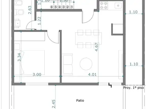 Departamento en Venta en Villa Luzuriaga, USD 48.000