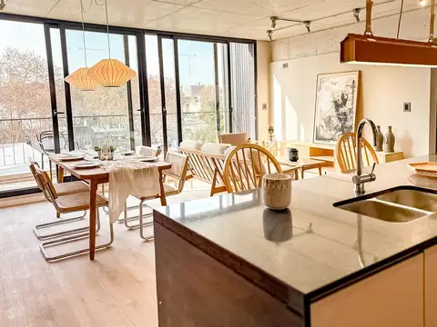 Departamento 3 ambientes con 2 baños