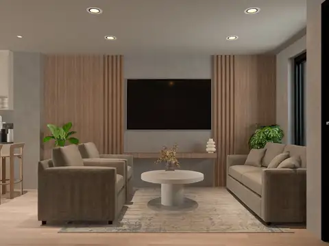 Casa 3 ambientes con 2 baños