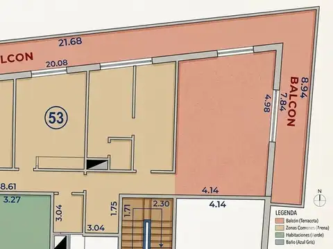 Departamento en Venta de 4 ambientes