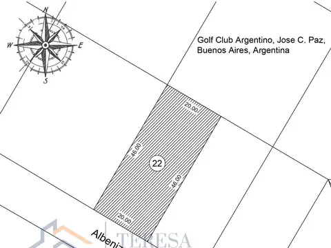 Terreno en venta en el   Golf Club Argentino