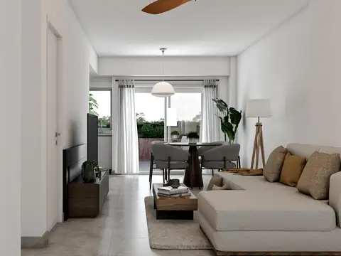 Monoambiente con balcon en venta en Caseros