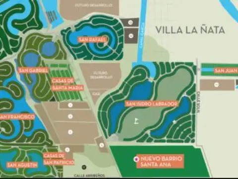 Lote en Barrio San Rafael lote a la Laguna - villanueva - Zona Norte