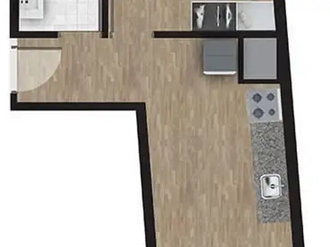 Departamento en Venta de 1 dormitorio