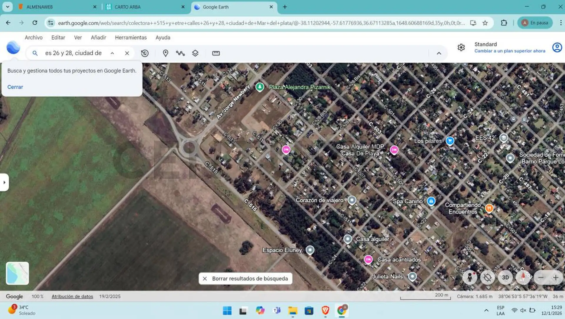 VENTA TERRENO ACANTILADOS