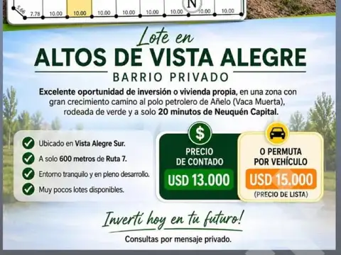 Terreno - Vista Alegre Sur