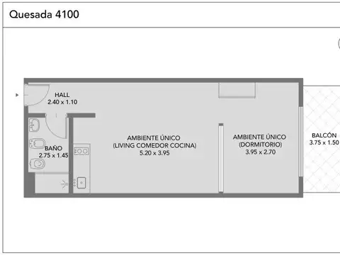 Quesada 4100, Piso 3